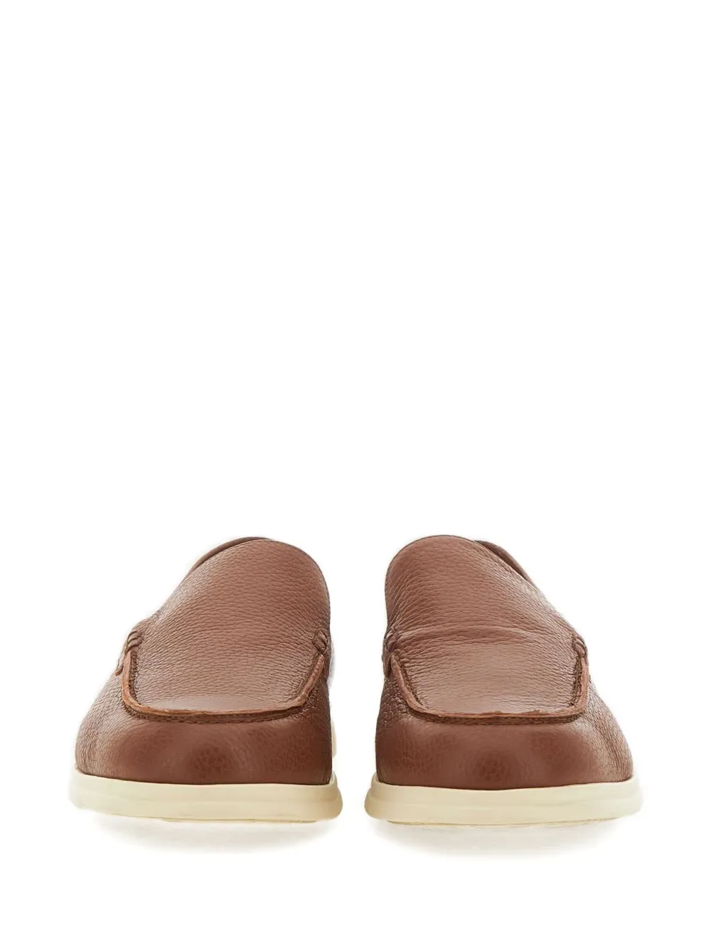 Duca Heritage Leather Loafers In Brown