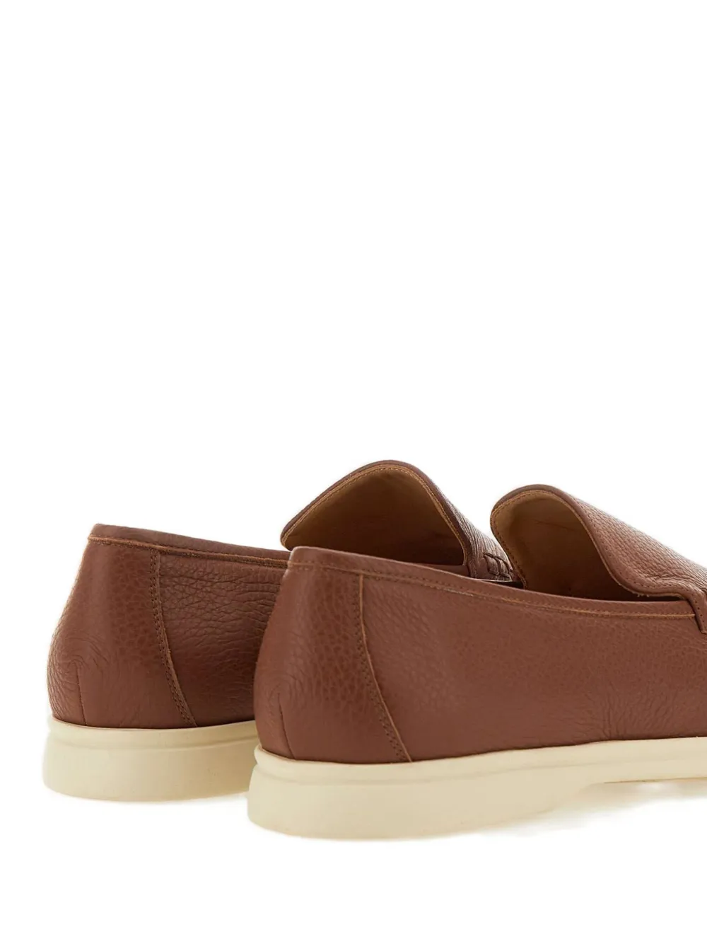 Duca Heritage Leather Loafers In Brown