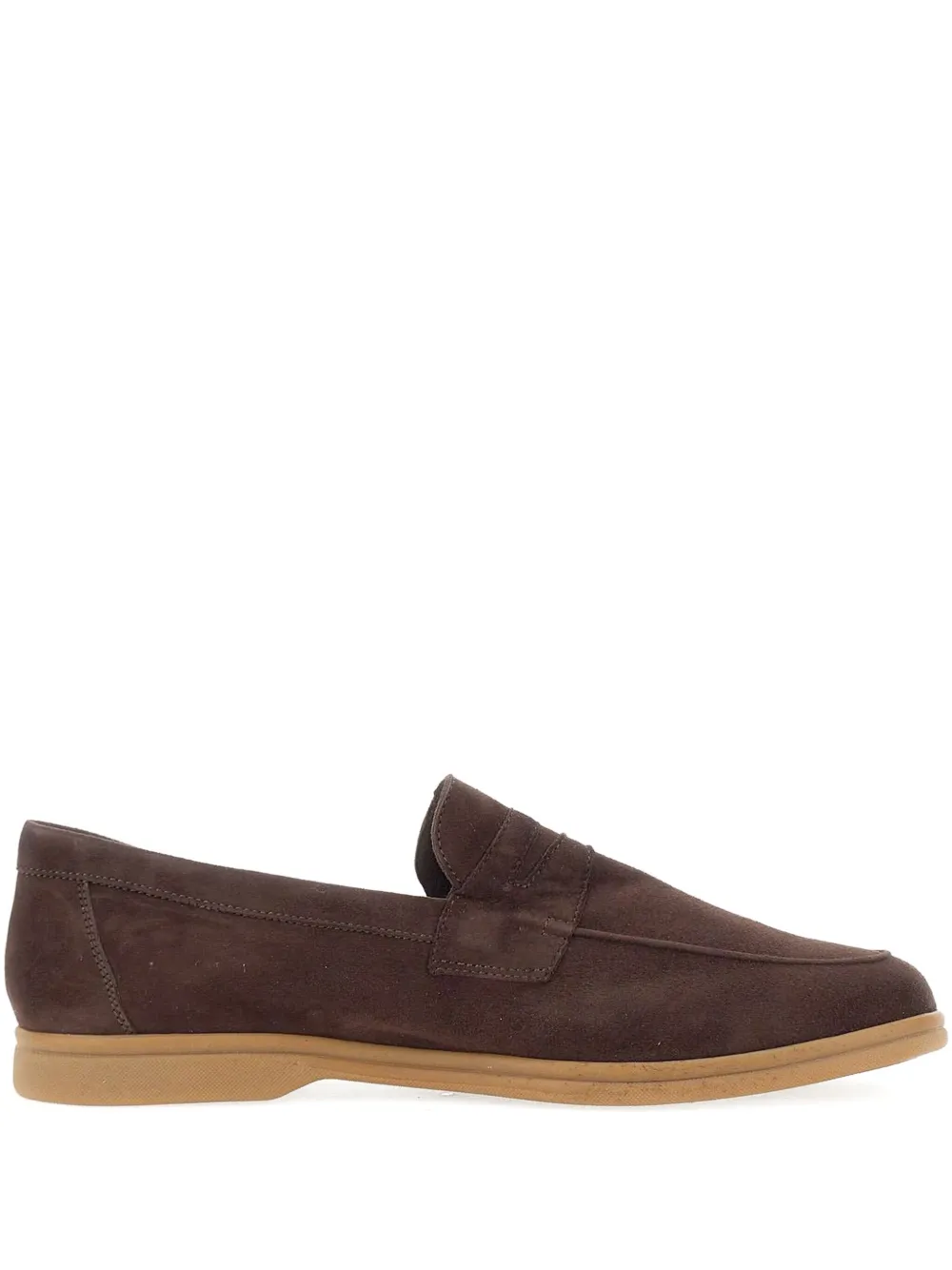 Duca Heritage mocassins Amalfi en daim | marron | Image 1