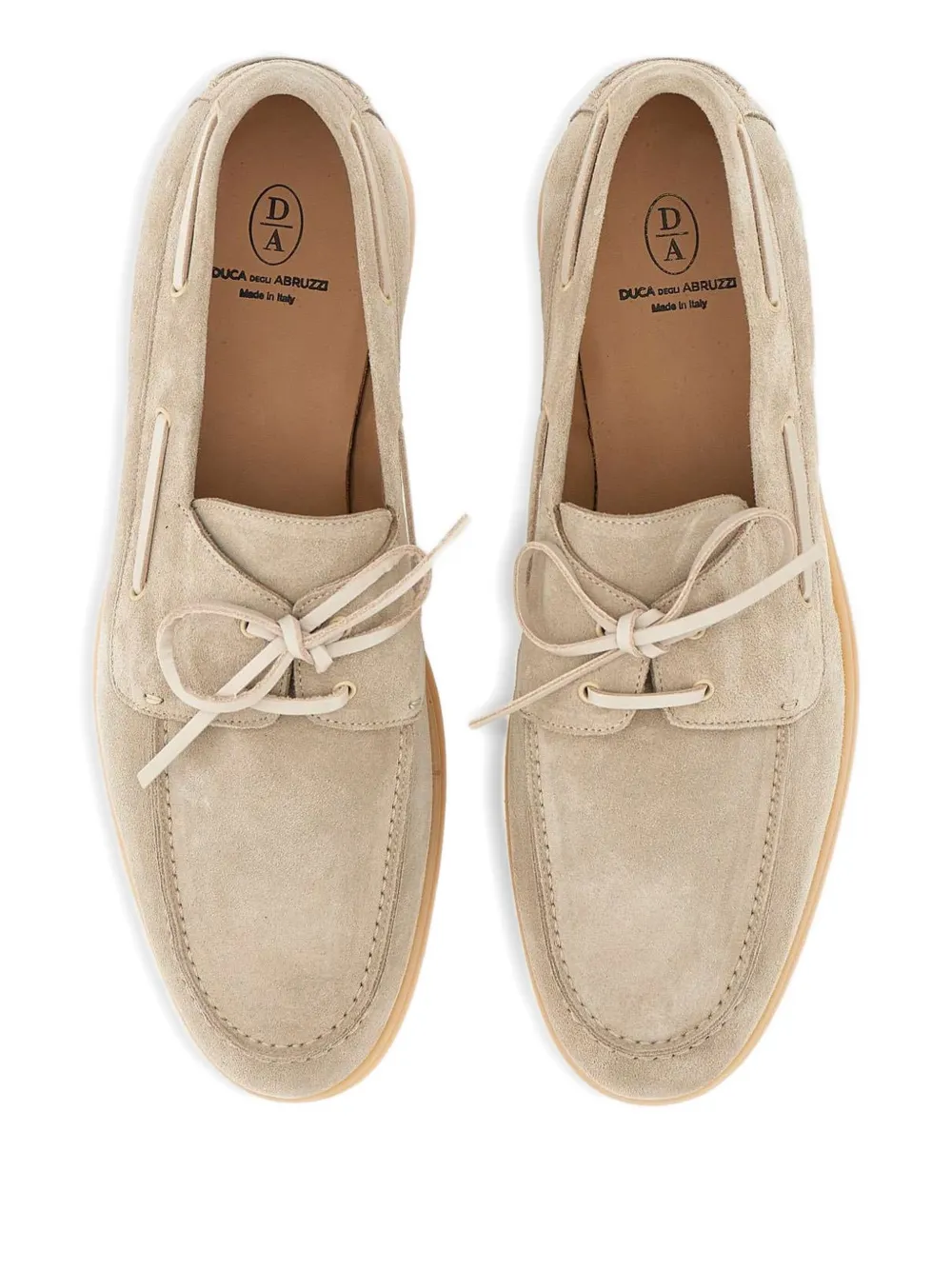 Duca Heritage Bista Kaleido suede Loafers Beige