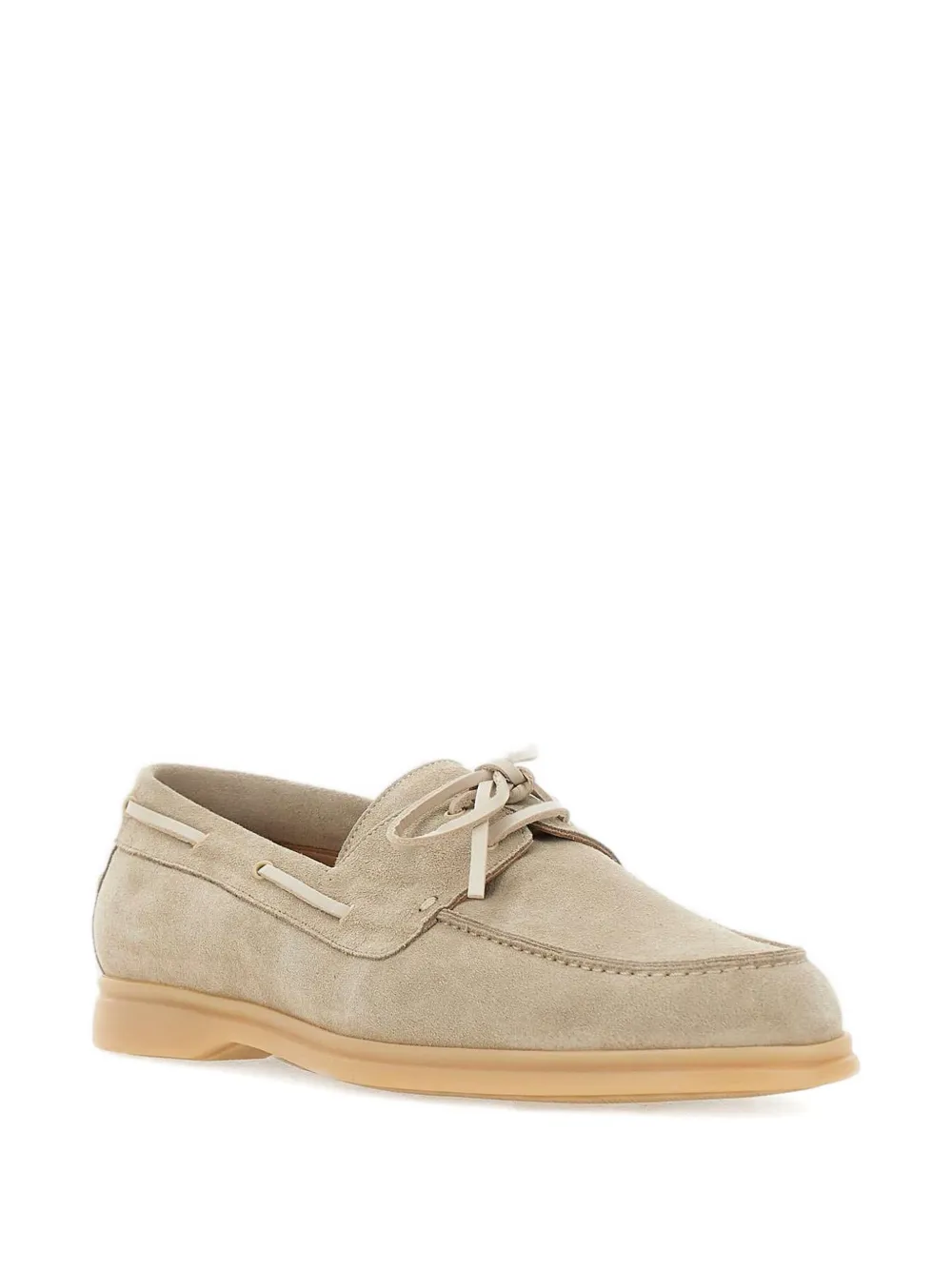 Duca Heritage Bista Kaleido suede Loafers Beige