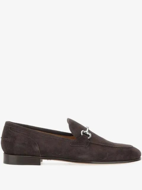 Duca Degli Abruzzi almond-toe suede loafers