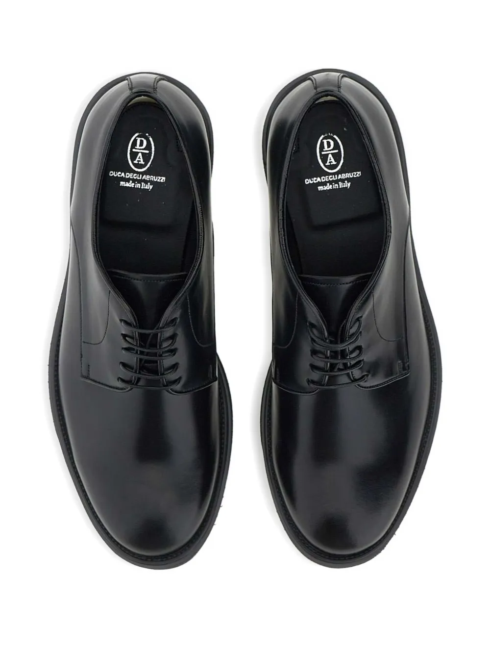 Duca Heritage VT03Valent Windsor leather derby shoes Zwart