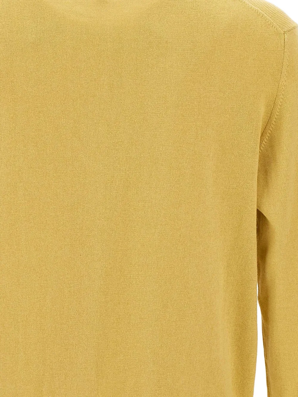 EMBROIDERED-LOGO RIBBED SWEATER