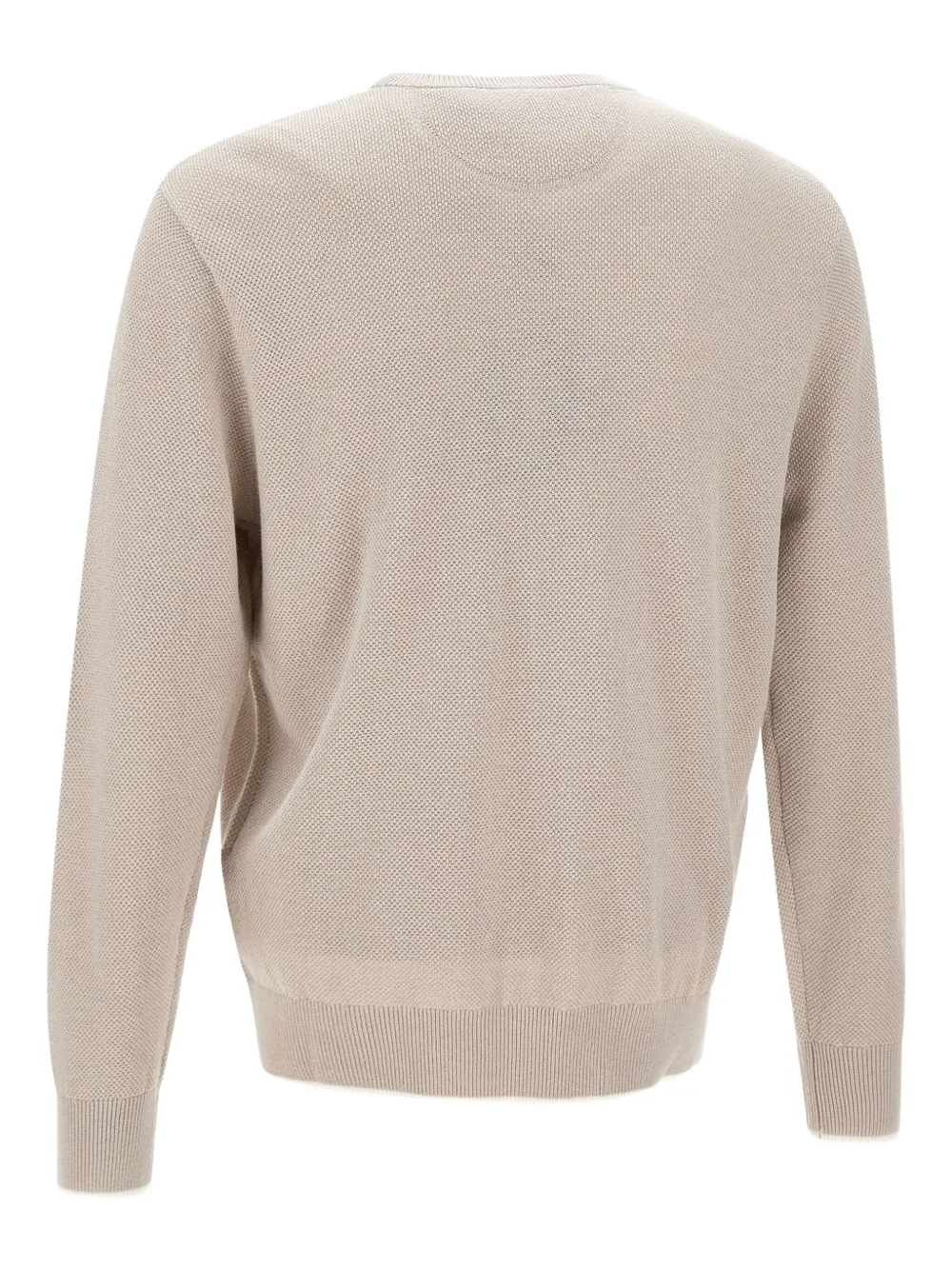 La Martina Trui met geborduurd logo Beige