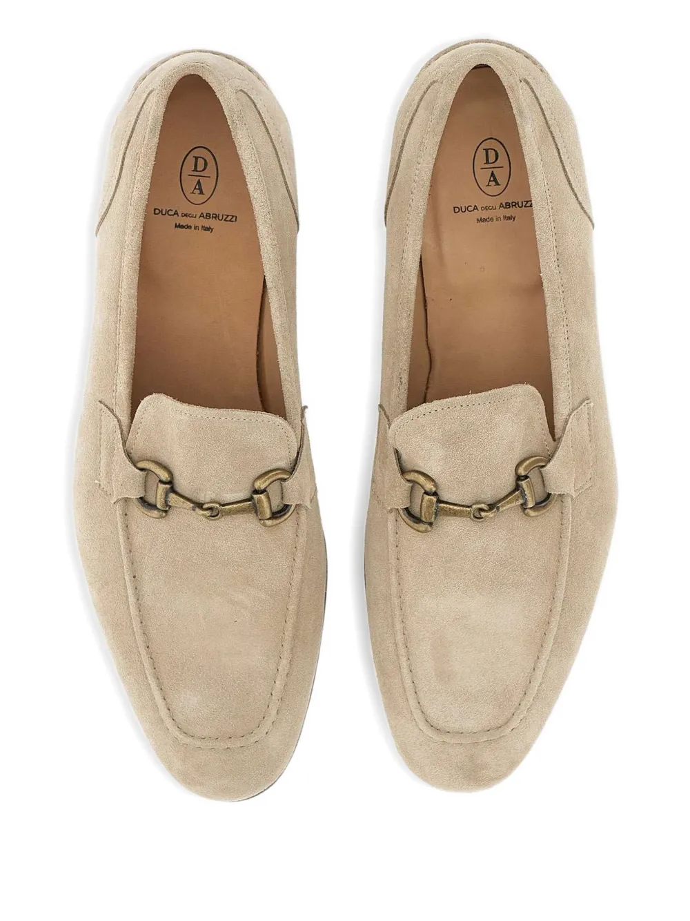 Duca Heritage Vasco Suede Loafers In Neutral