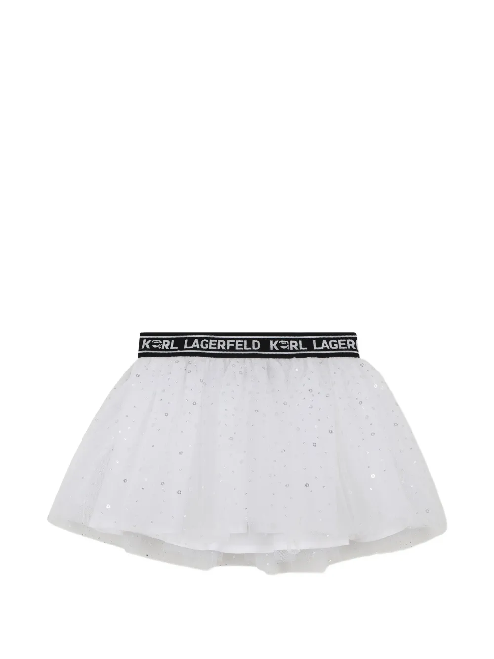 Karl Lagerfeld Kids logoprinten tutu set Grijs