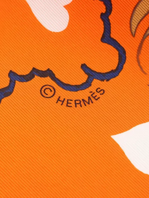 Hermès Pre-Owned 2010s Tea Time silk scarf