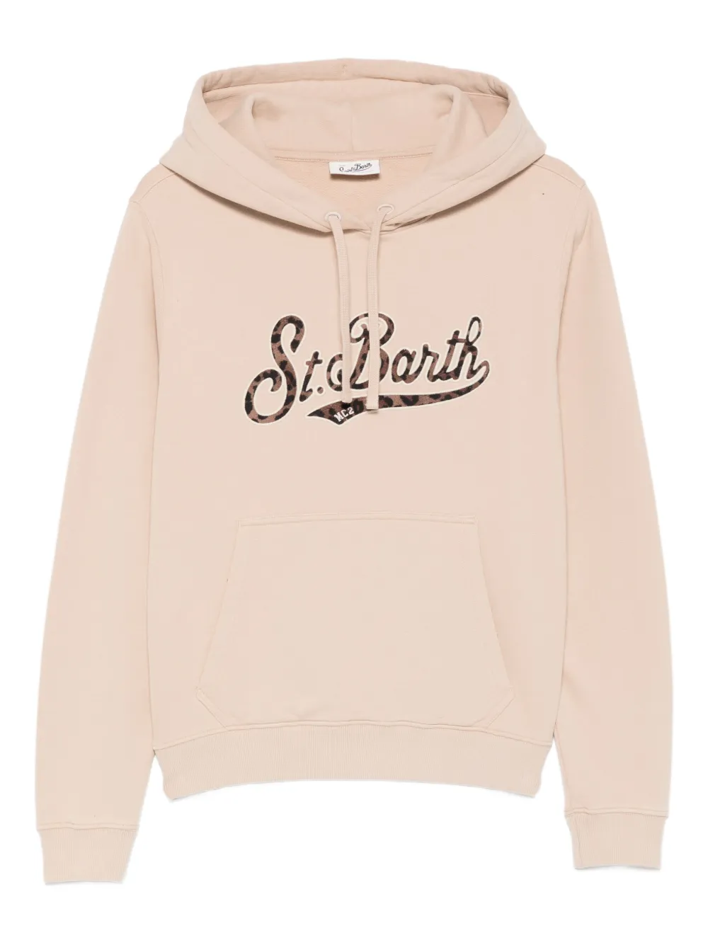 Mc2 Saint Barth Virginia Logo-detail Hoodie In Pink