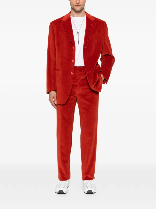 Romeo Gigli Pre-Owned 1990s Katoenen Pak | Rood | FARFETCH NL