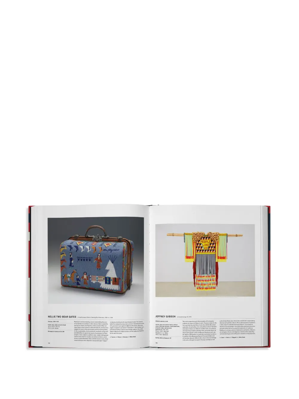 Phaidon Press The American Art Book Hardcover Book In Red