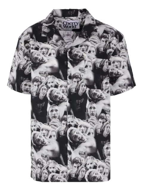 Cherry World Glenapalooza printed short-sleeve shirt