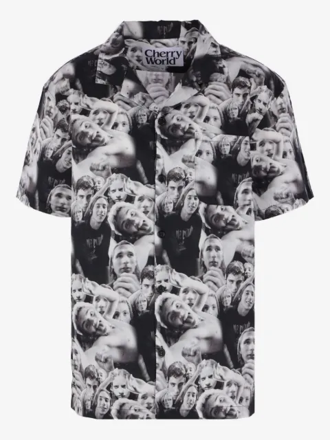 Cherry World chemise Glenapalooza imprimée à manches courtes