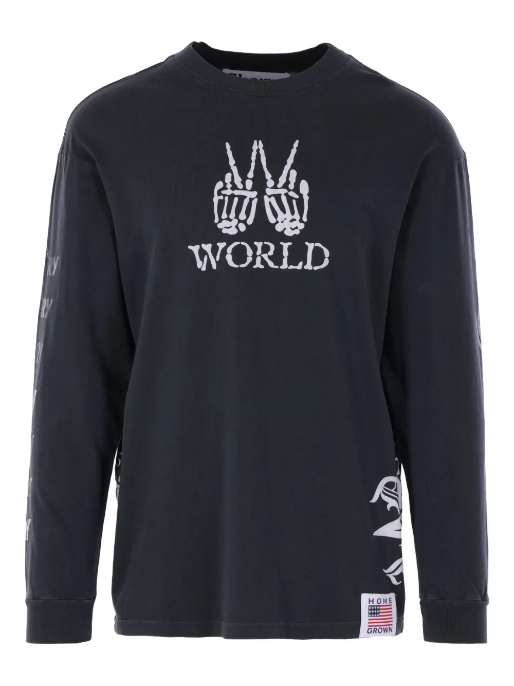 Cherry World camiseta Skeleton con manga larga | negro | Image 1