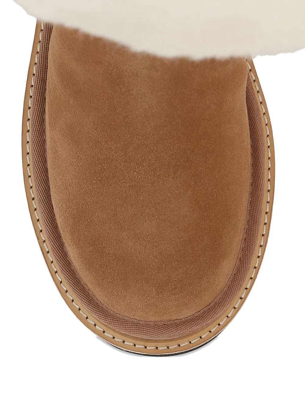 UGG x Sacai shearling buckle boots Bruin