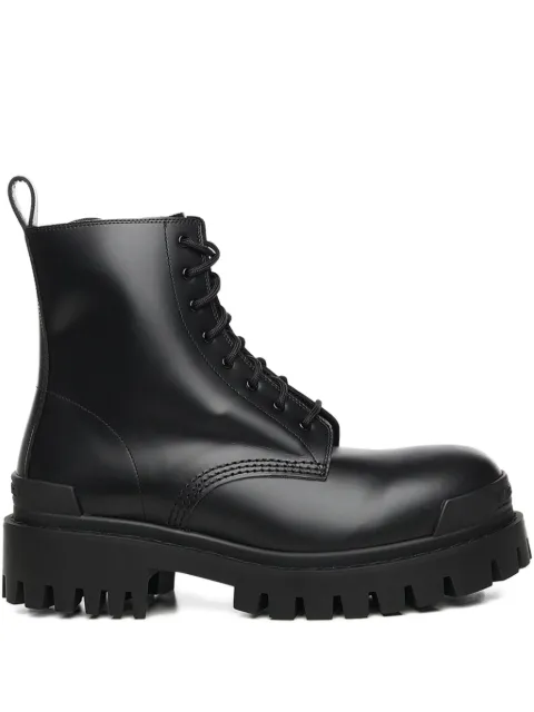 Balenciaga Strike lace-up lug-sole boots