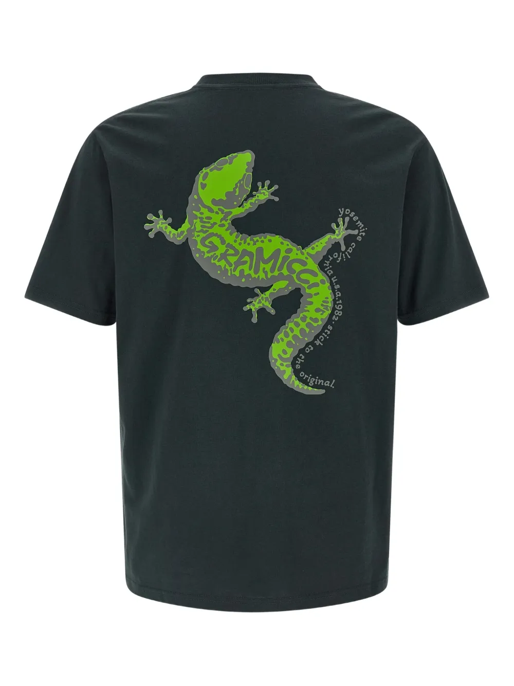 Gramicci Gecko SS Tee Vintage Black - Zwart