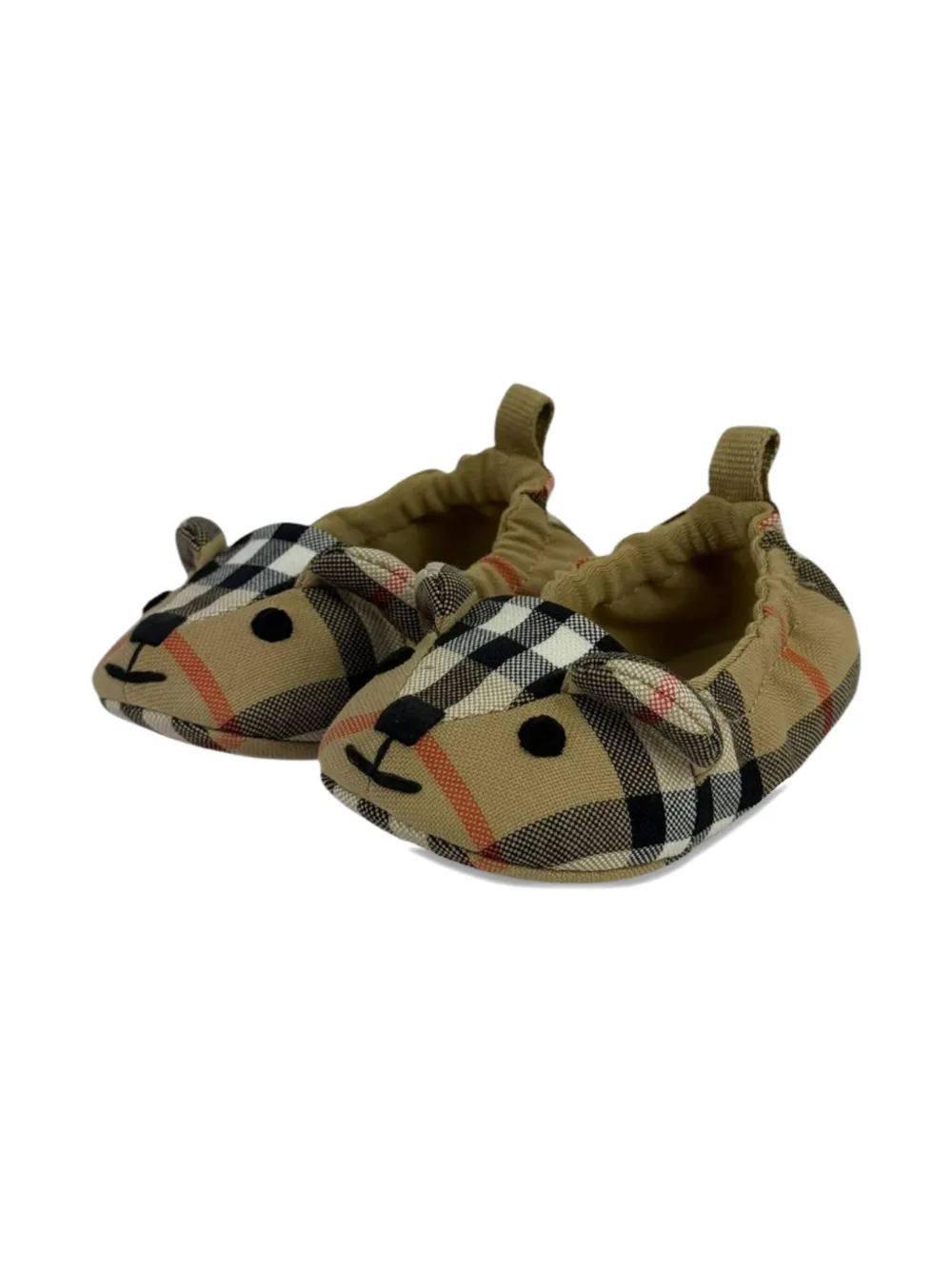 Burberry Kids checked pre-walkers Beige