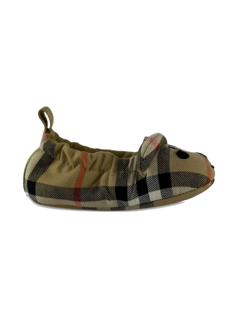 Burberry Kids checked pre-walkers Beige