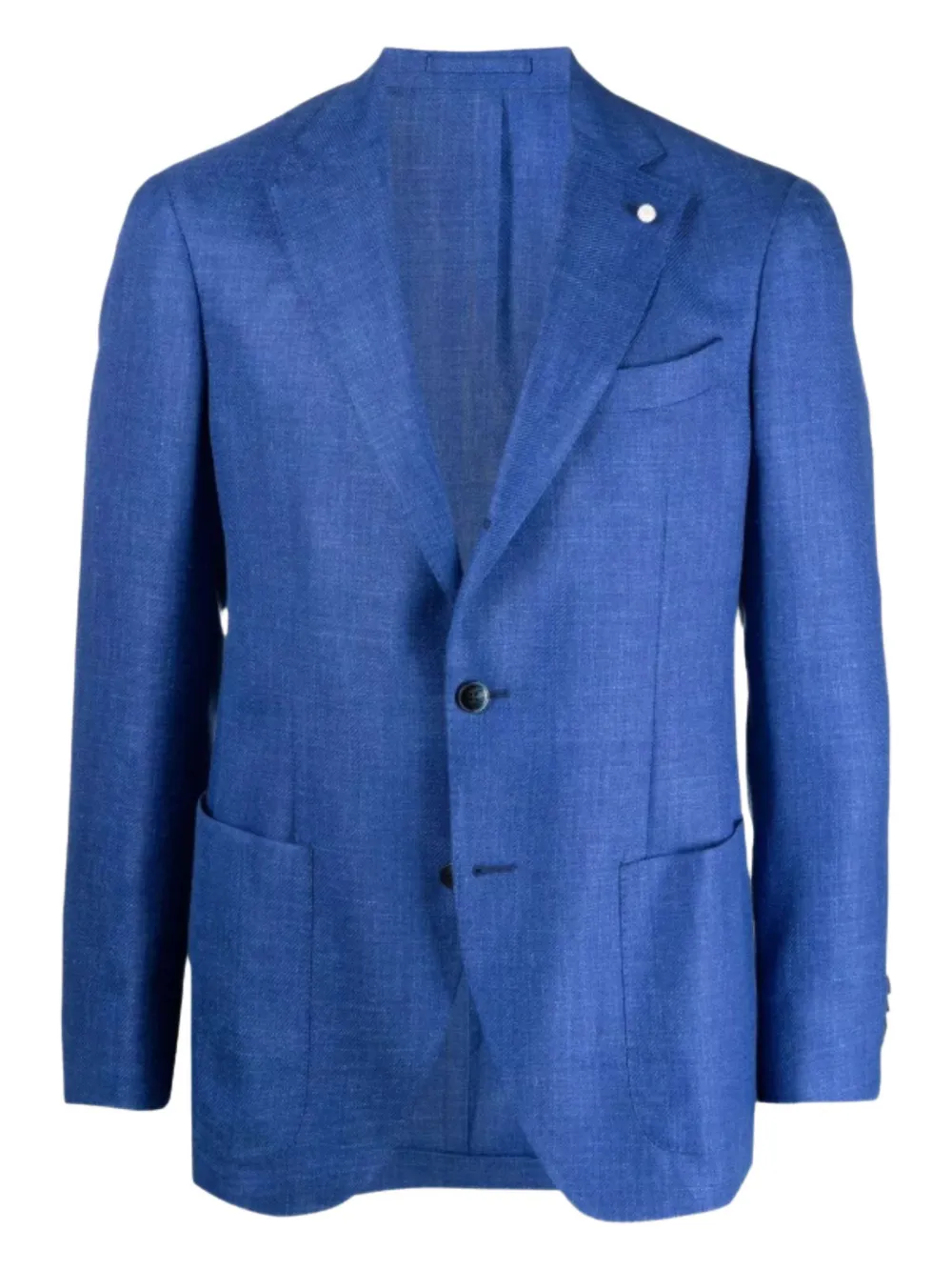 Luigi Bianchi notched-Lapels pouch-pockets blazer | azul | Image 1