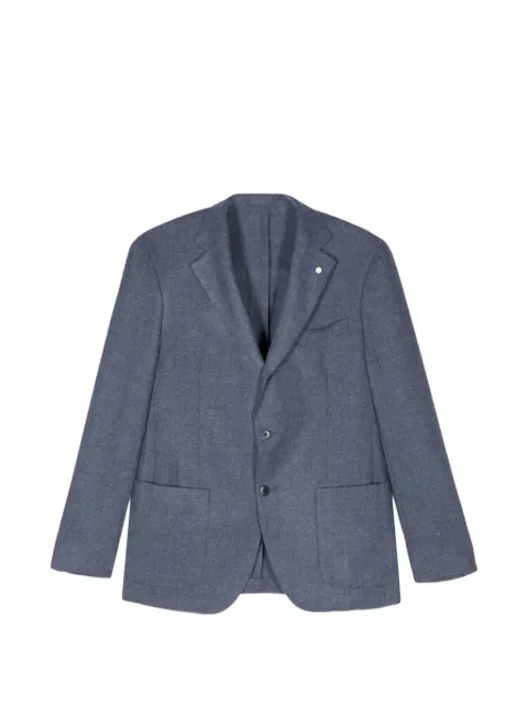 Luigi Bianchi notched-lapels single-breasted wool blazer