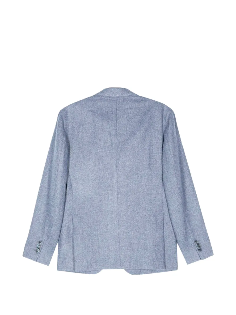  Luigi Bianchi Notched-lapels Single-breasted Wool Blazer - Blue 