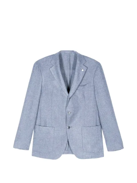 Luigi Bianchi notched-lapels single-breasted wool blazer