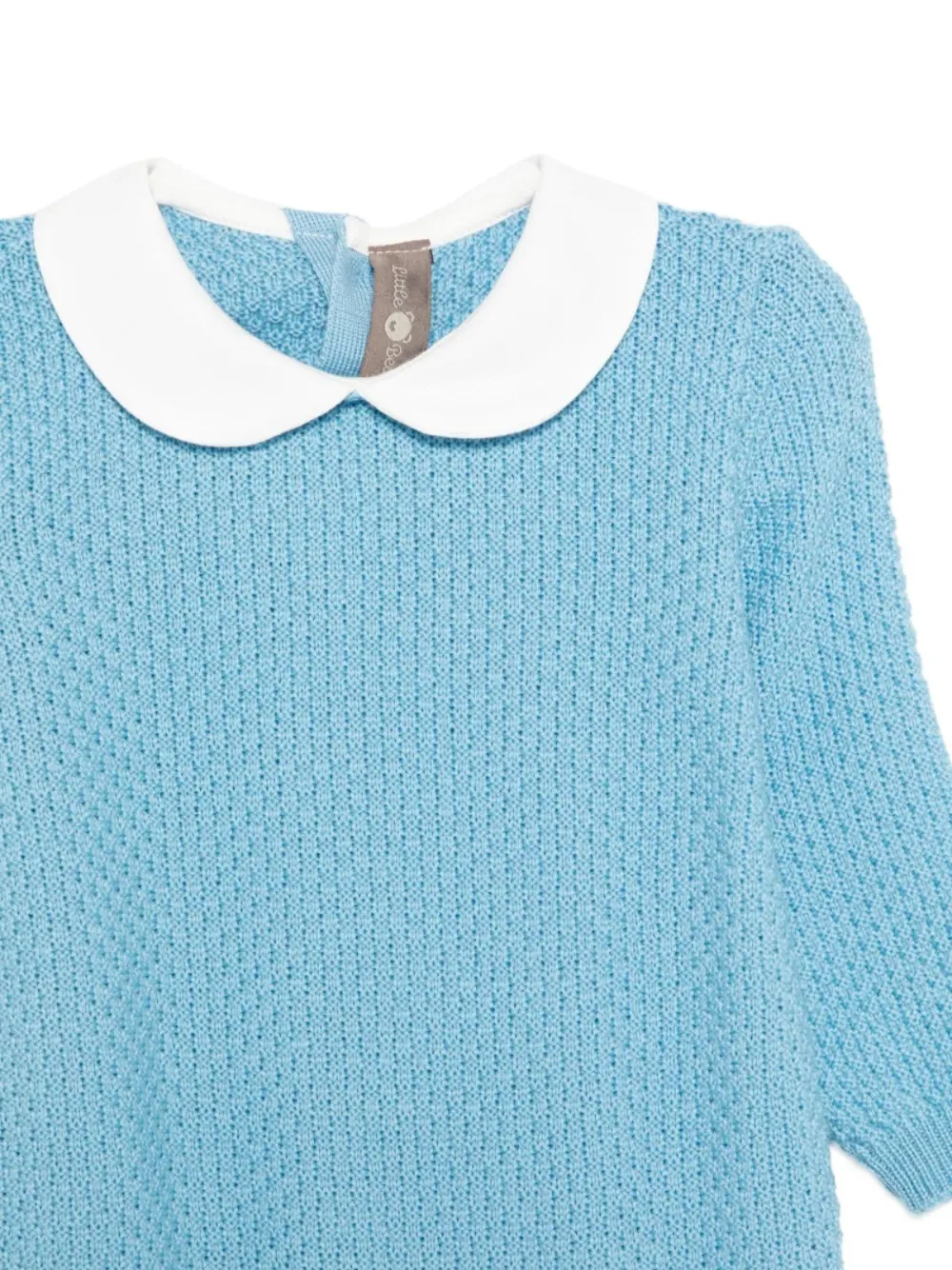 Little Bear Collared Babywear In Blue