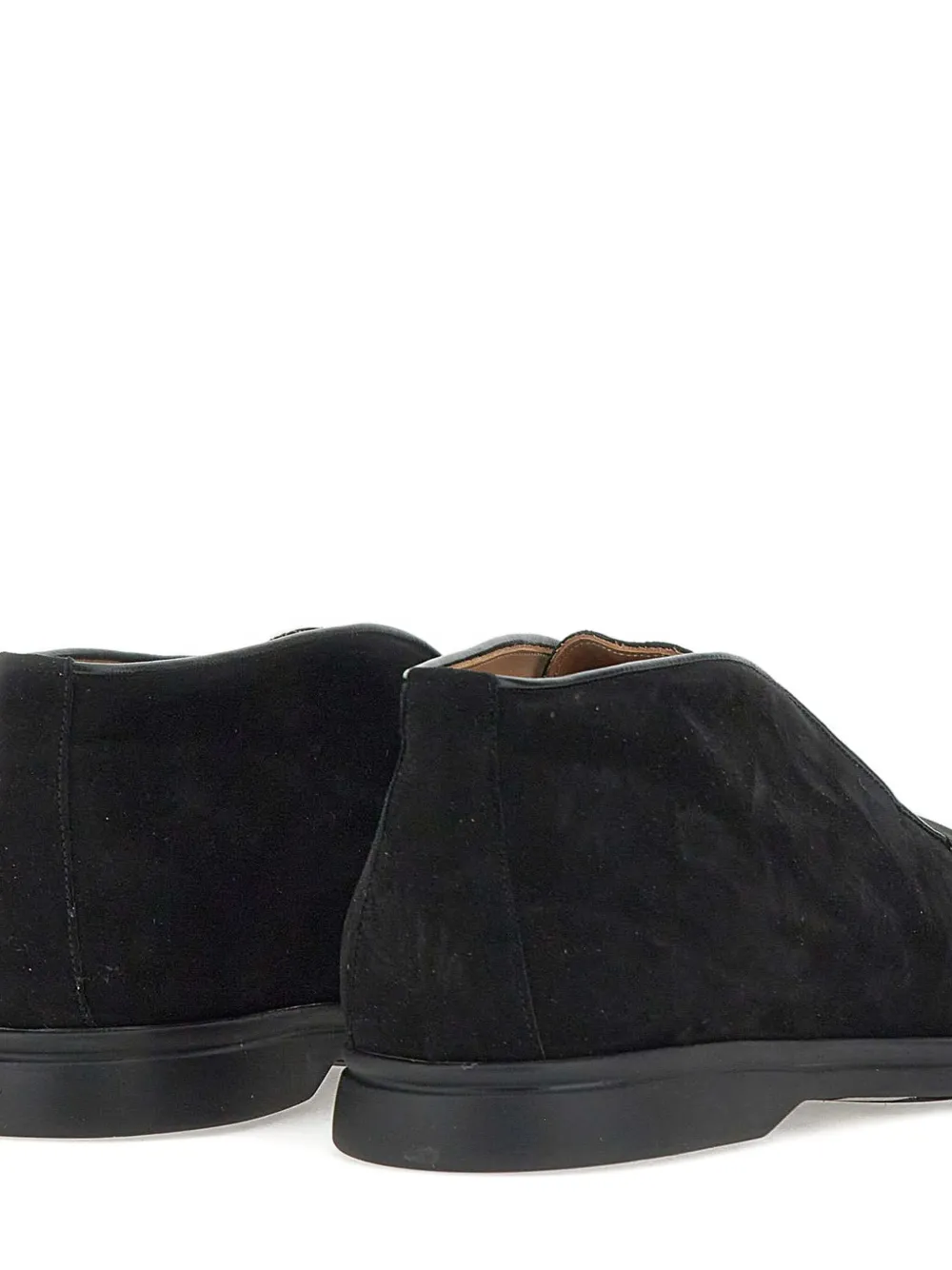 Duca Heritage Leo Suede Loafers In Black