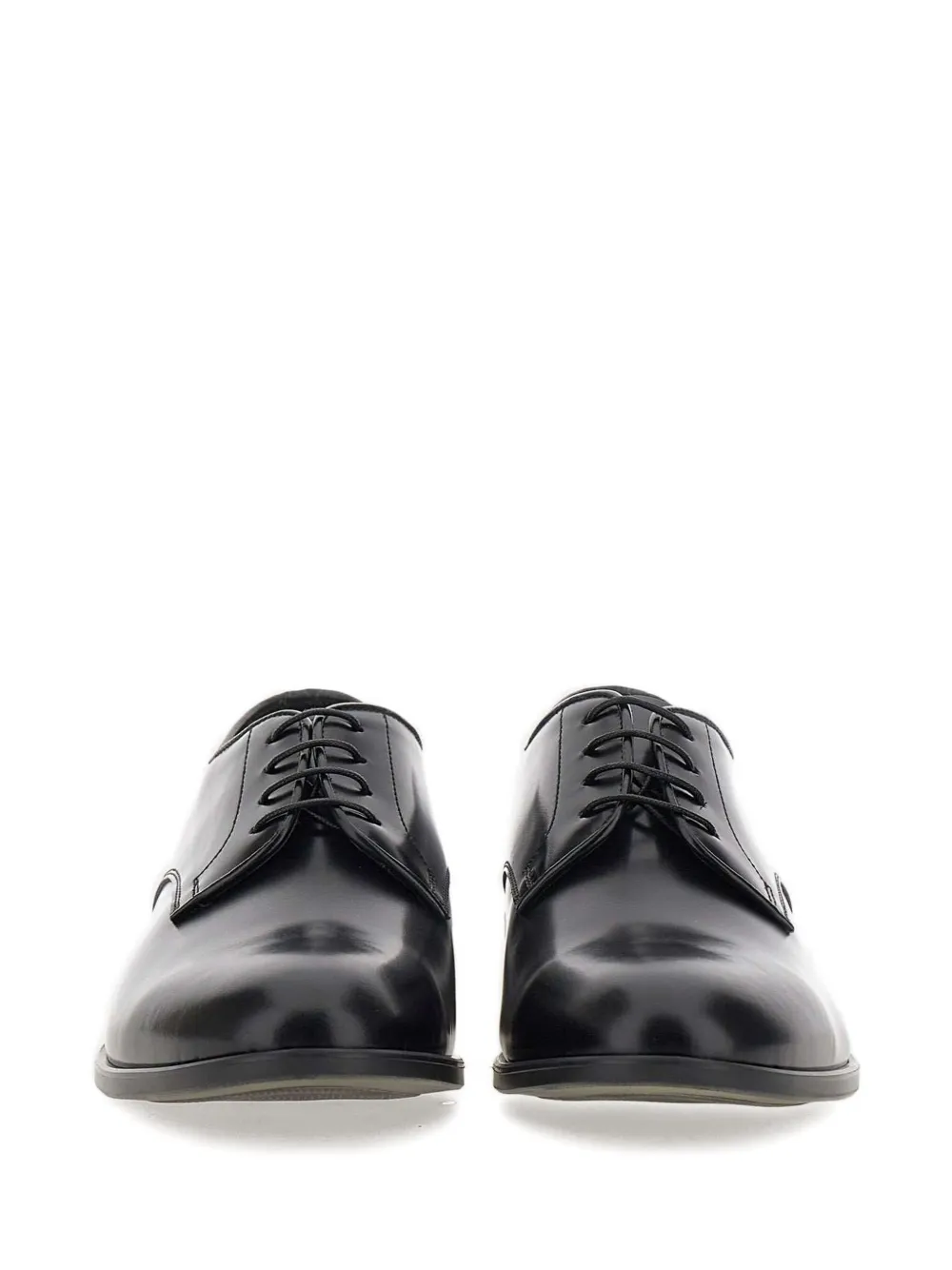 Duca Heritage Windsor Leather Derby Shoes In Black