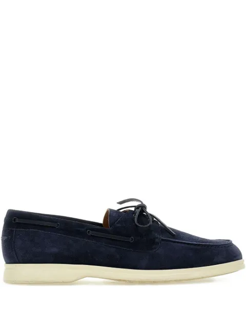 Duca Heritage lace-up suede loafers