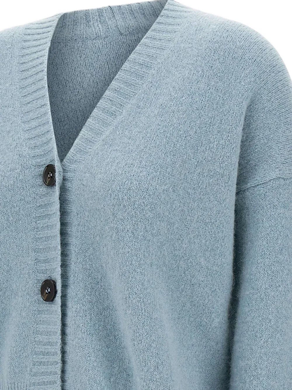 Weekend Max Mara V-neck Button Cardigan In Blue