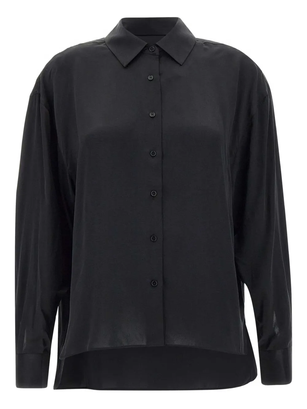 IRO button long-sleeve shirt - ブラック