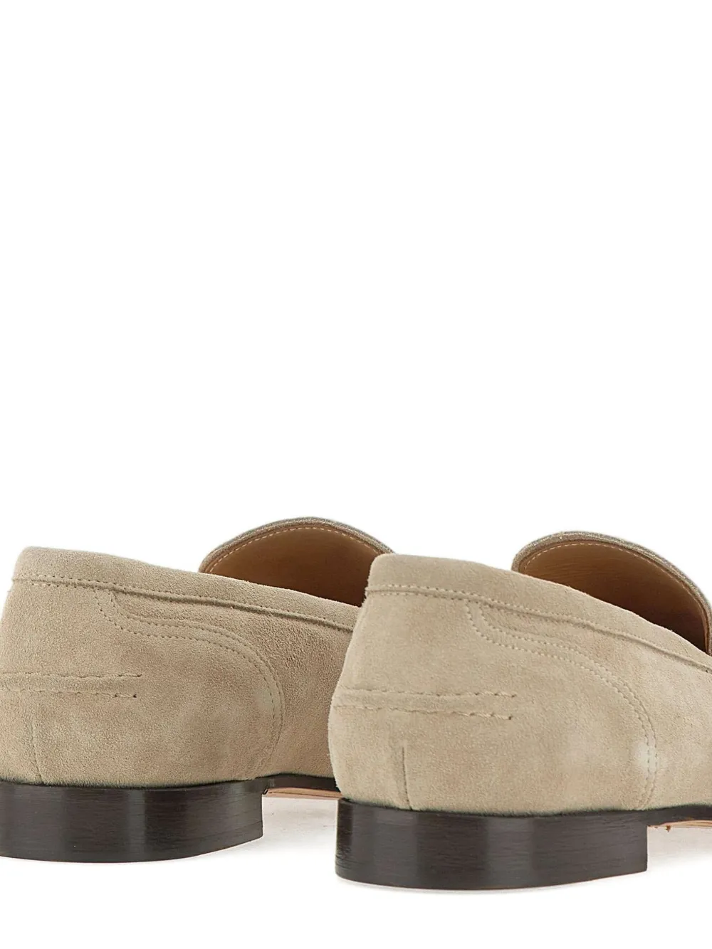 Duca Heritage Vasco Kaleido 129 Suede Loafers In Neutral