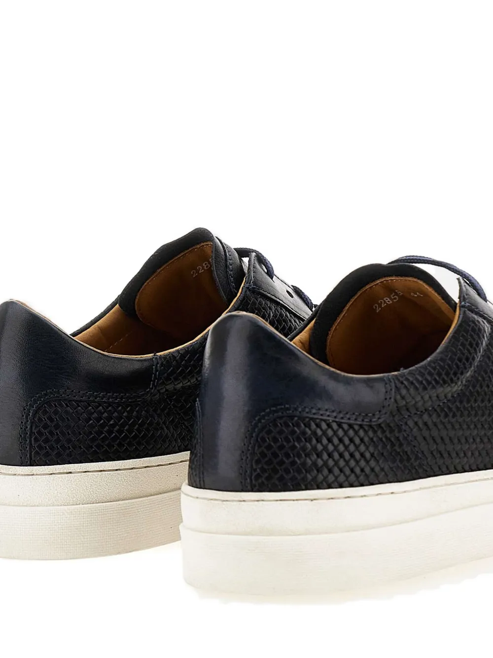 Duca Heritage Panama leather sneakers Blauw