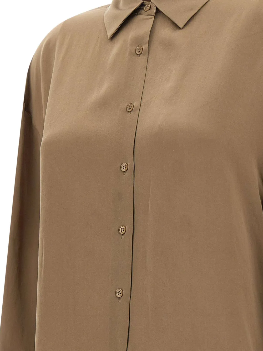 IRO Jarila blouse met knopen Bruin