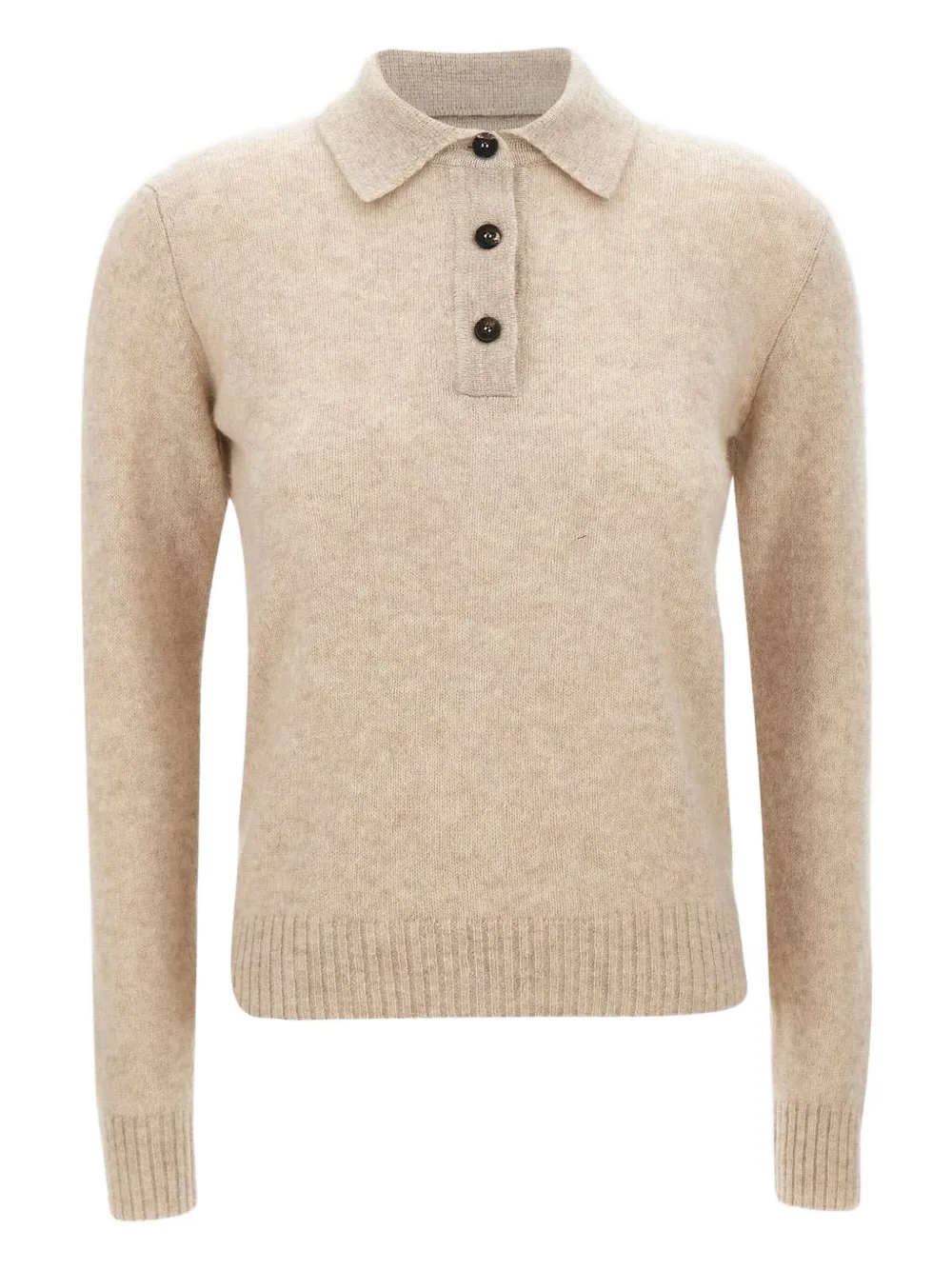 Filippo De Laurentiis Button-fastening Polo Shirt In Neutral