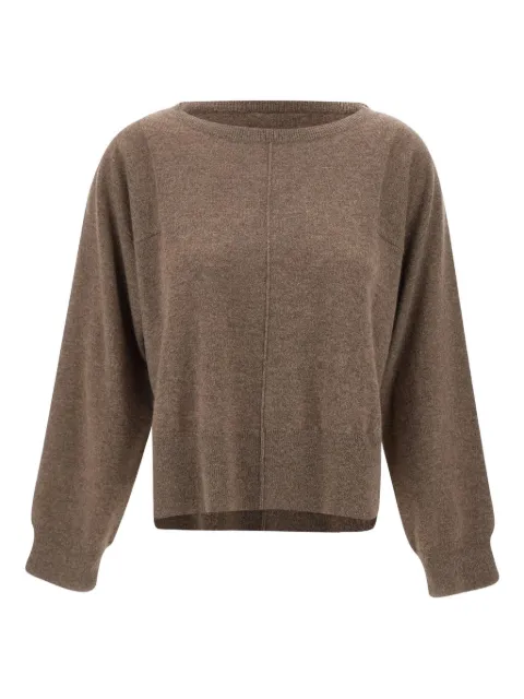 Not Shy cashmere asymmetric panelled sweater