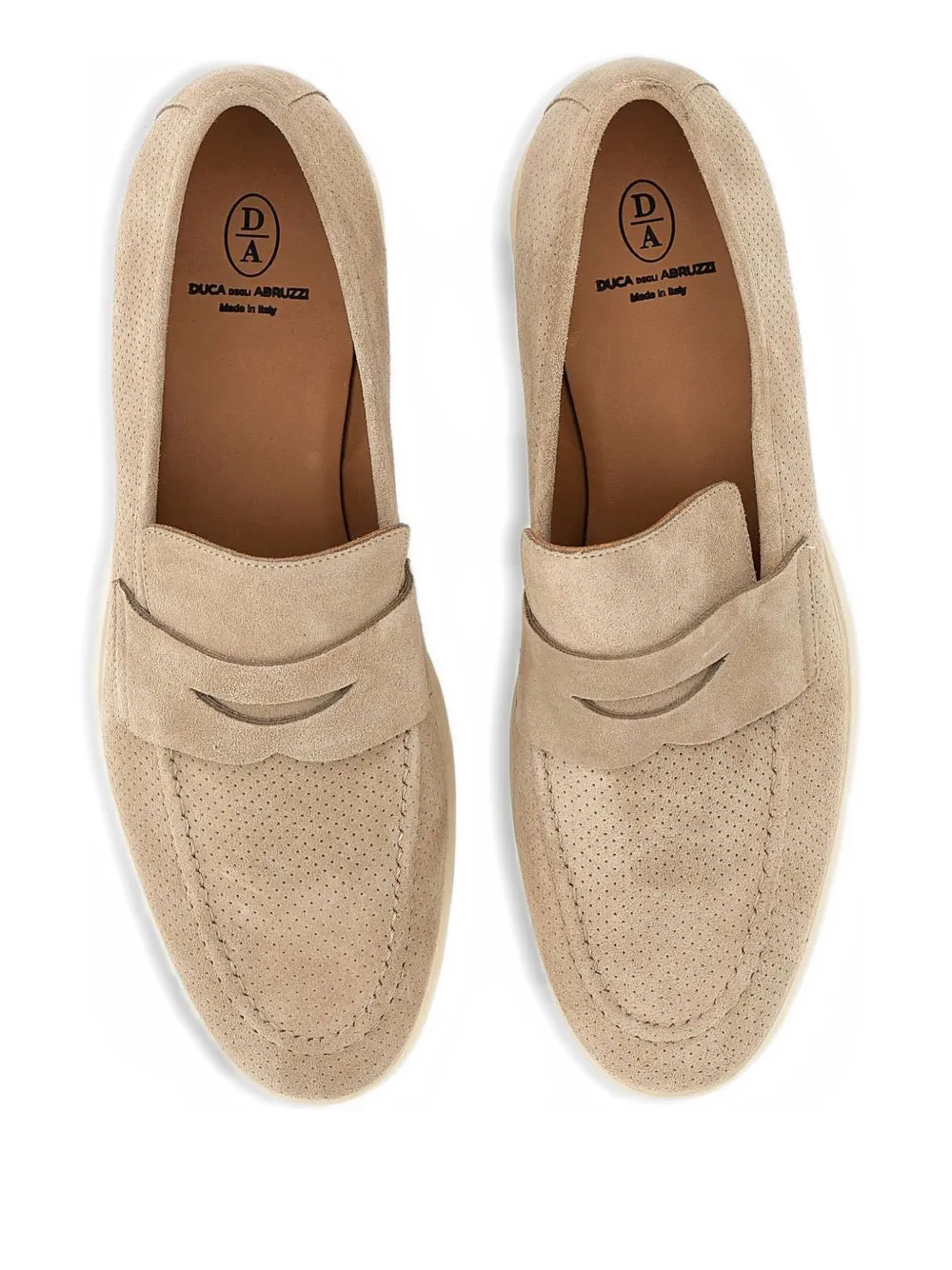 Duca Heritage Piero1 suede loafers Beige