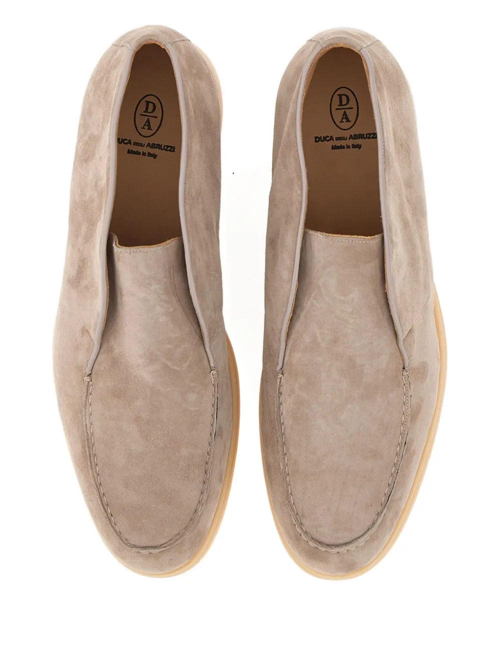 Duca Heritage Leo suede loafers Beige