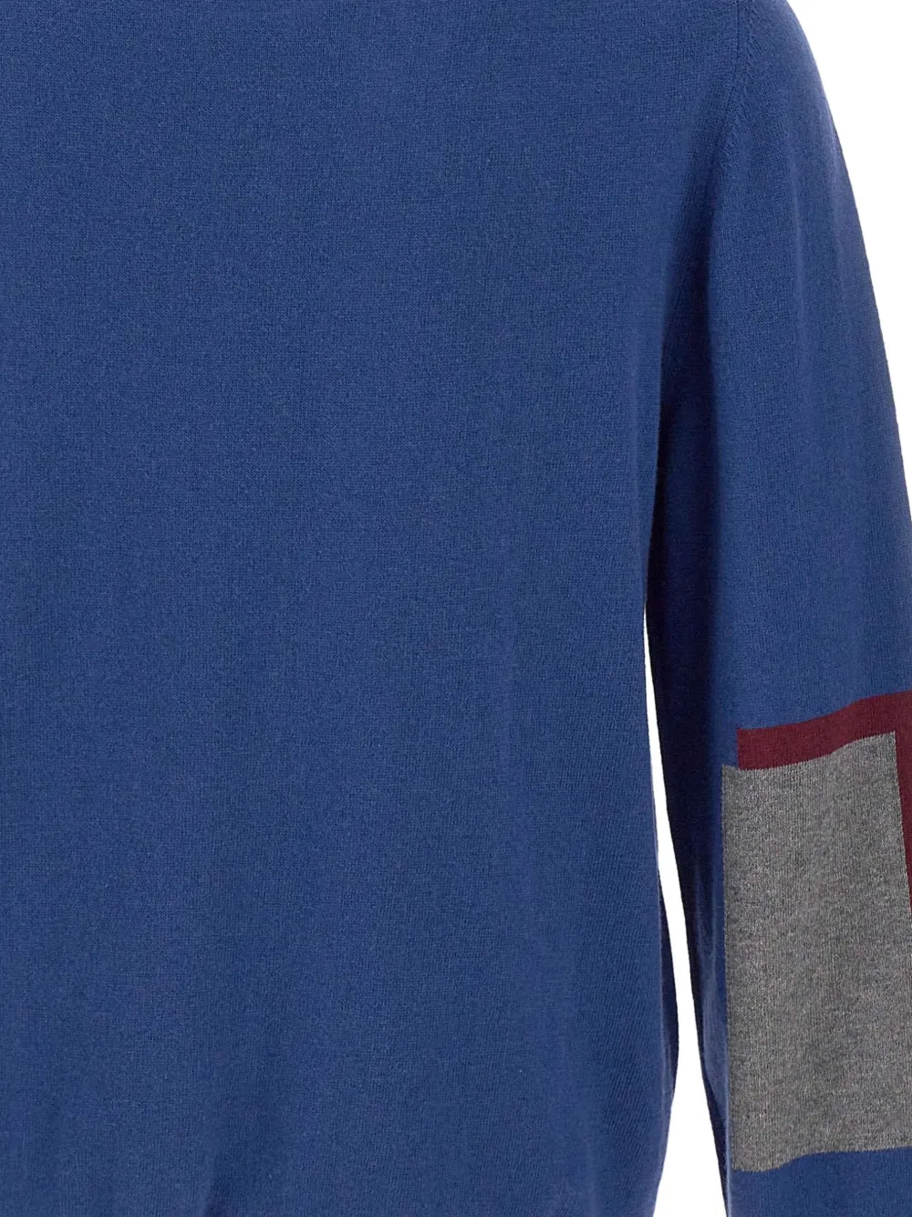 La Martina Trui met geborduurd logo Blauw