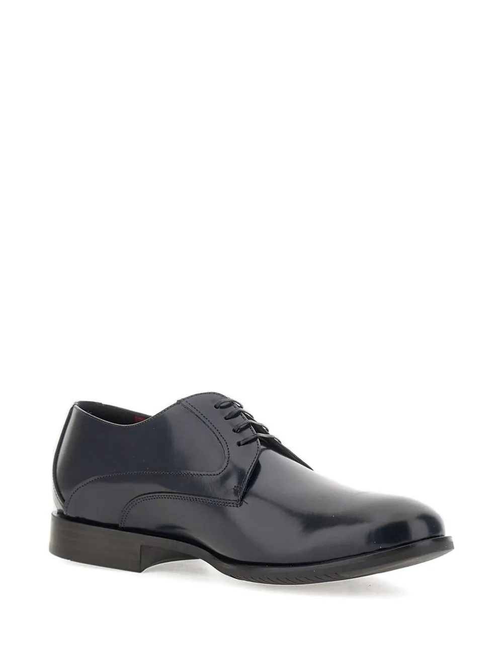 Duca Heritage Arsenal Leather Derby Shoes In Blue