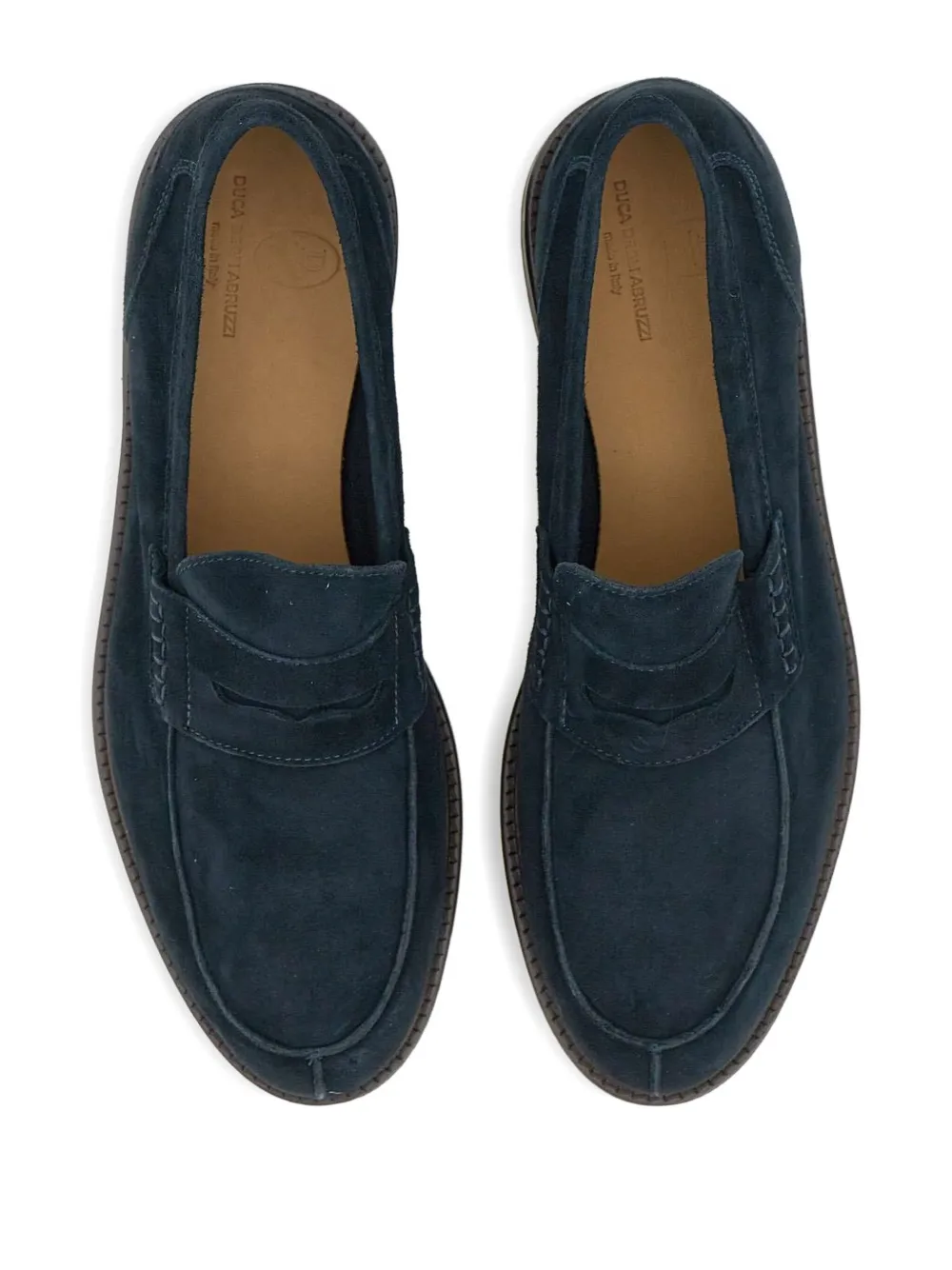 Duca Heritage Amalfi suede loafers Blauw
