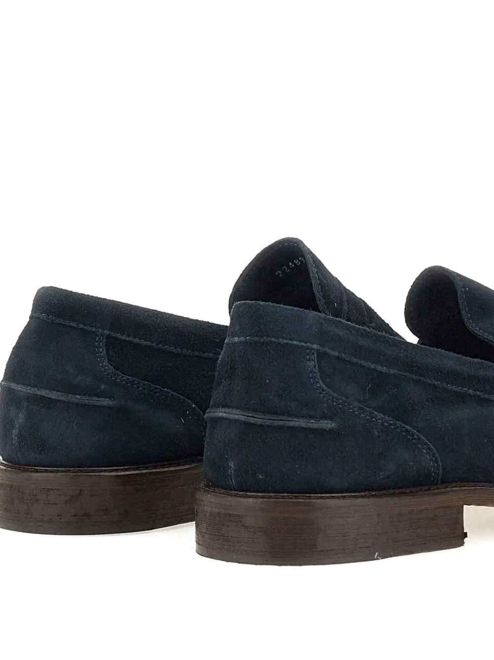 Duca Heritage Amalfi suede loafers Blauw