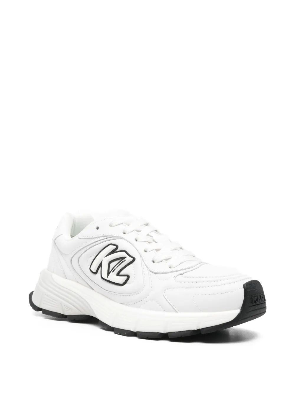 Karl Lagerfeld Sneakers met logo Wit