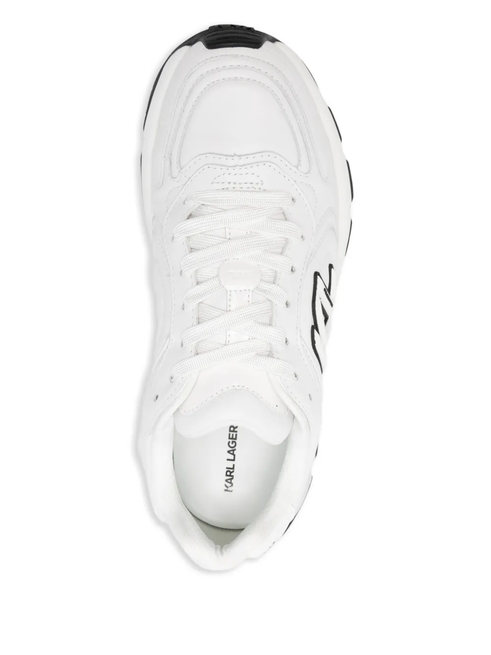 Karl Lagerfeld Sneakers met logo Wit