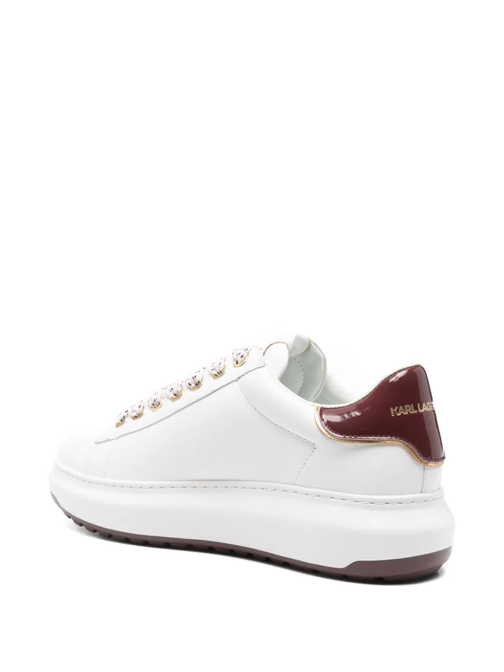 Karl Lagerfeld Sneakers met logo Wit