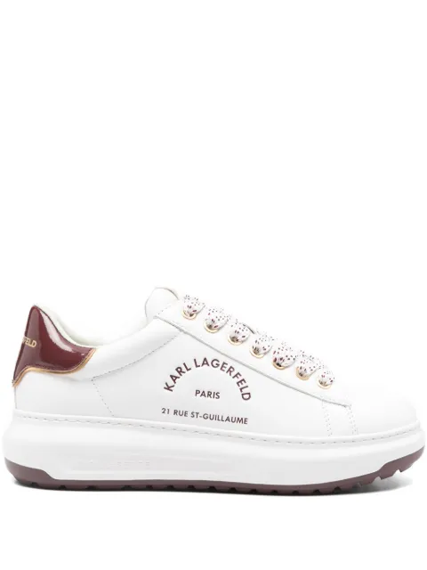 Karl Lagerfeld tenis con agujetas y logo