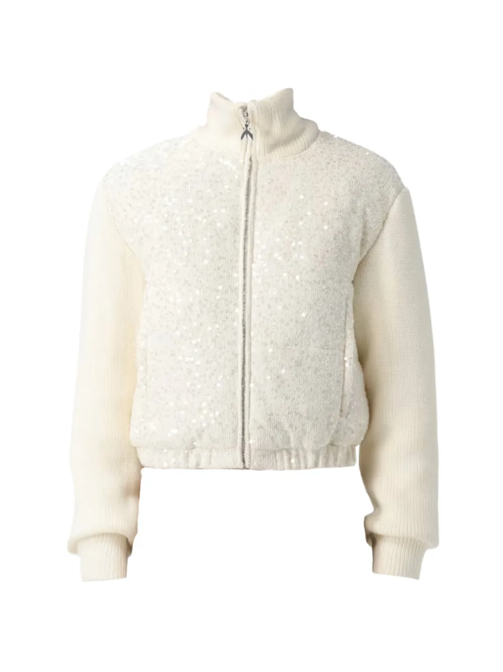 Patrizia Pepe sequin knitted jacket - Toni neutri