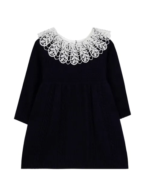 Tartine Et Chocolat lace collar dress